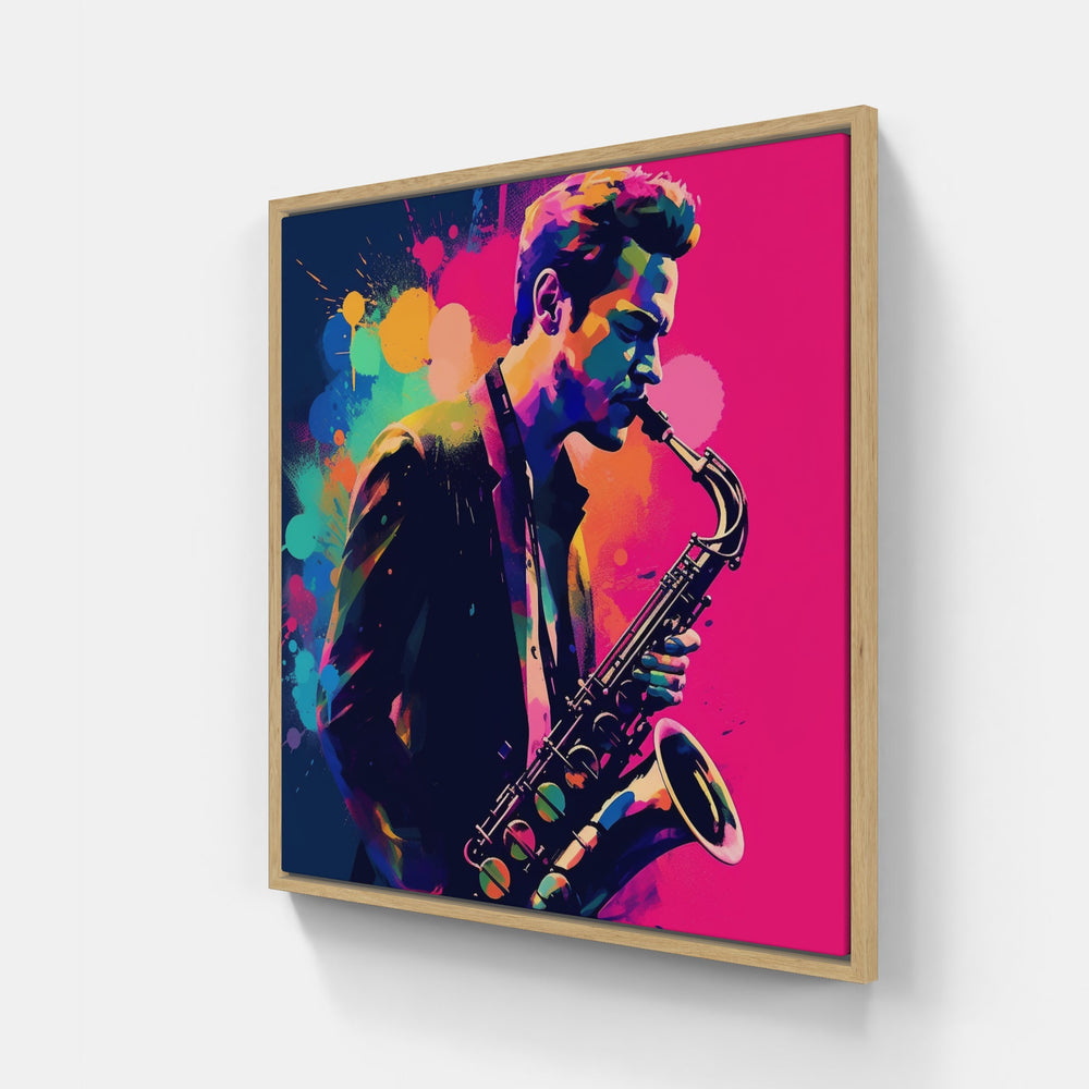 Enchanting Saxophone Melody-Canvas-artwall-Artwall