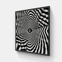 Captivating Mirage Canvas-Canvas-artwall-20x20 cm-Black-Artwall