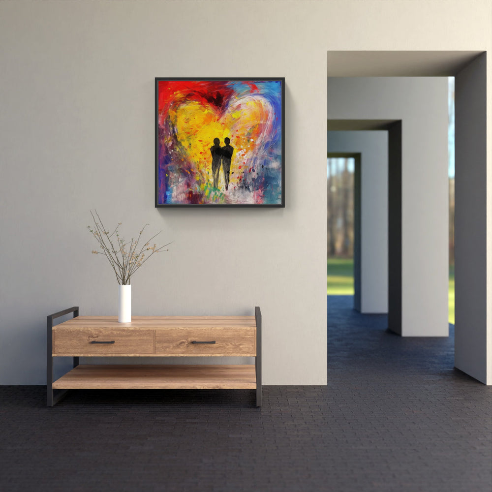 Heartfelt Unity Harmony-Canvas-artwall-Artwall