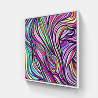 always radiantly trippy-Canvas-artwall-20x20 cm-White-Artwall