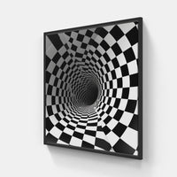 Visual Deception Mastery-Canvas-artwall-20x20 cm-Black-Artwall