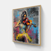 Soothing Violin Harmony-Canvas-artwall-Artwall