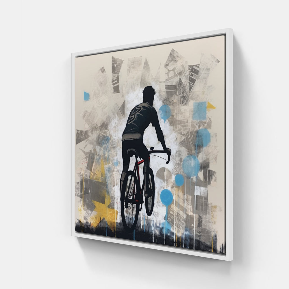 Cyclist's Canvas-Canvas-artwall-20x20 cm-White-Artwall