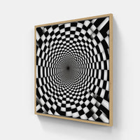 Optical Riddles Unveiled-Canvas-artwall-20x20 cm-Wood-Artwall