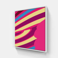 Pink On earth-Canvas-artwall-20x20 cm-White-Artwall