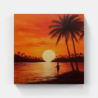 Tranquil Sunset Panorama-Canvas-artwall-Artwall