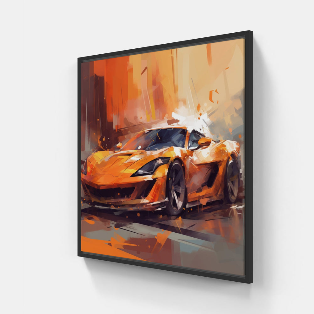 Automotive Essence-Canvas-artwall-20x20 cm-Black-Artwall