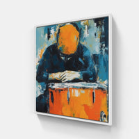 Drum Solos Unleashed-Canvas-artwall-20x20 cm-White-Artwall