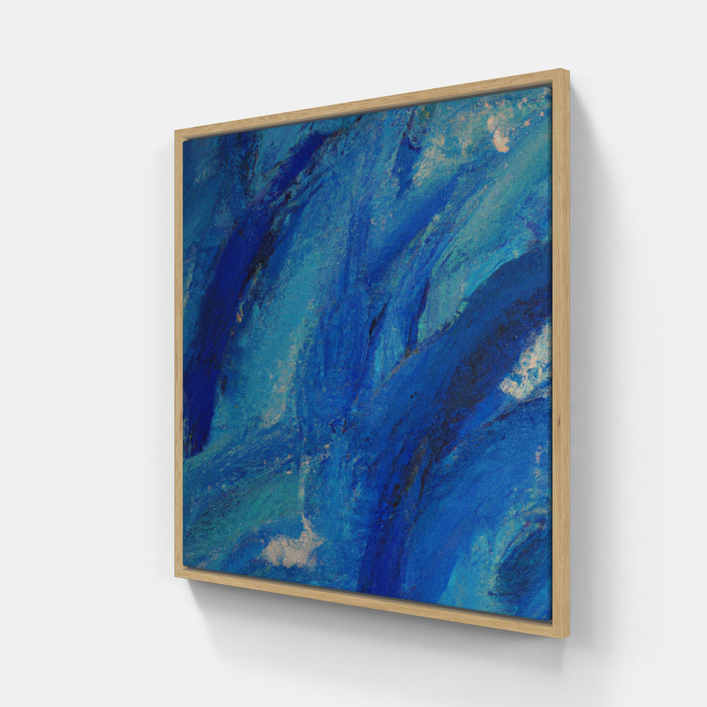 Blue dreaming-Canvas-artwall-20x20 cm-Wood-Artwall