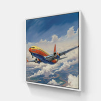 Skyward Strokes-Canvas-artwall-20x20 cm-Unframe-Artwall