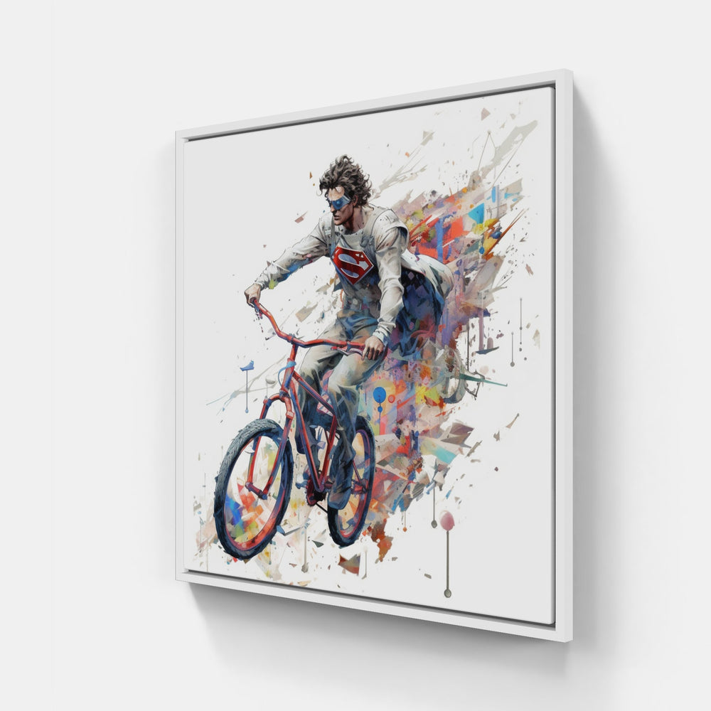 Bike Odyssey-Canvas-artwall-20x20 cm-White-Artwall