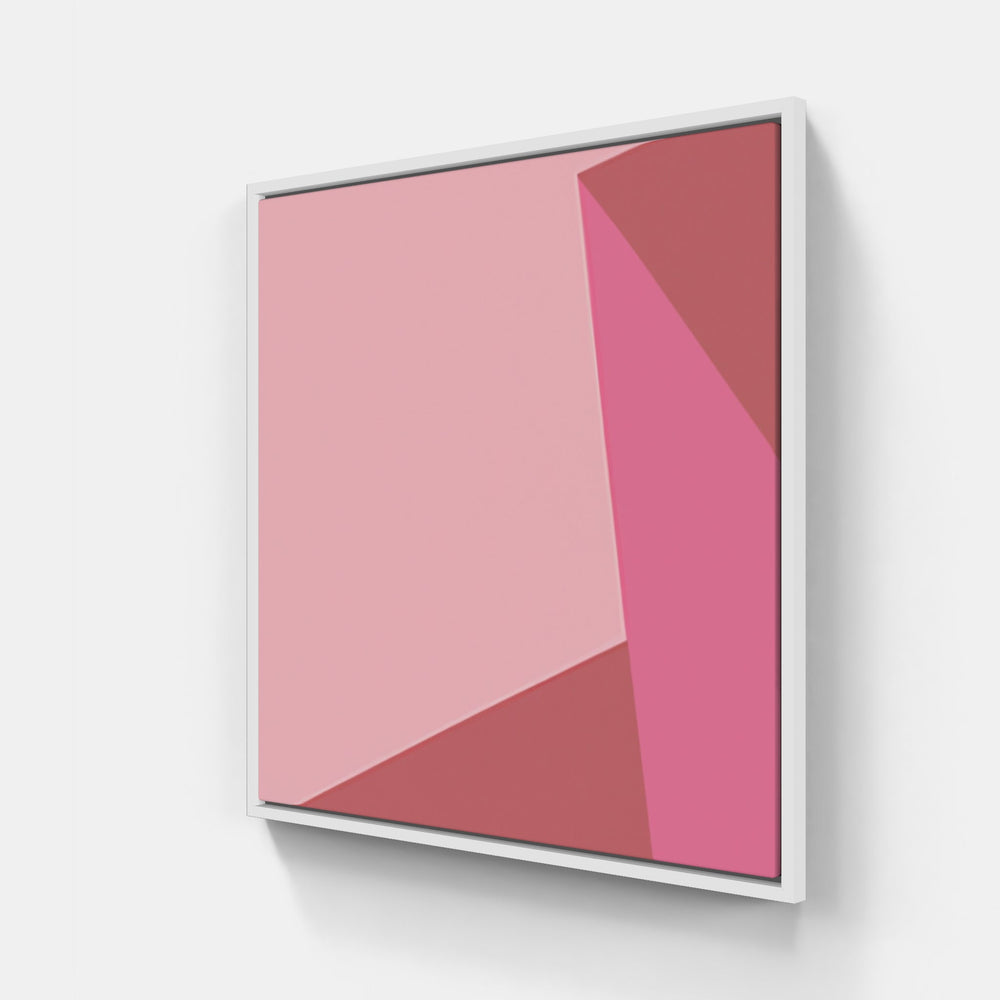 Pink time blossom fragrant-Canvas-artwall-20x20 cm-White-Fine Paper-Artwall