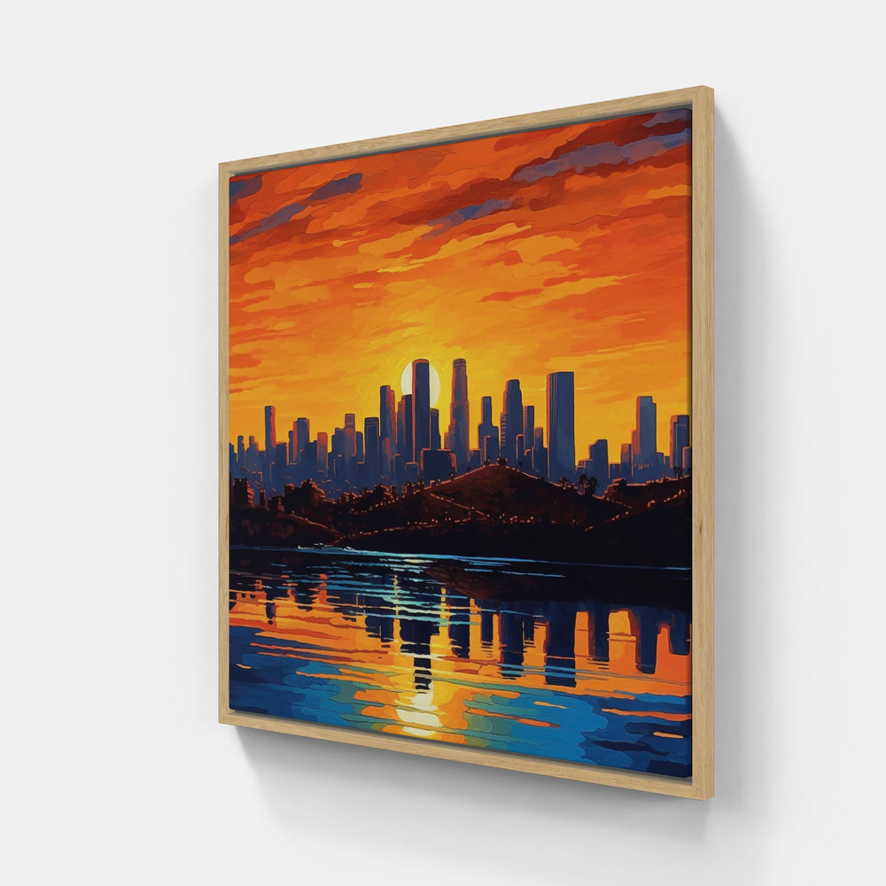 Artistic Skyline Vista-Canvas-artwall-Artwall