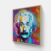 Einstein love spirit-Canvas-artwall-Artwall