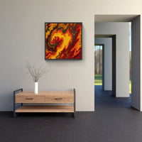 Orange sunrise bliss-Canvas-artwall-Artwall