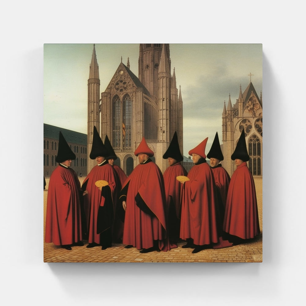 Van Eyck's Renaissance Magic-Canvas-artwall-Artwall