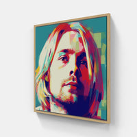 Kurt Cobain Rock-Canvas-artwall-Artwall