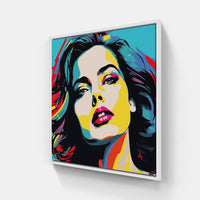 Warhol oh time-Canvas-artwall-20x20 cm-White-Artwall