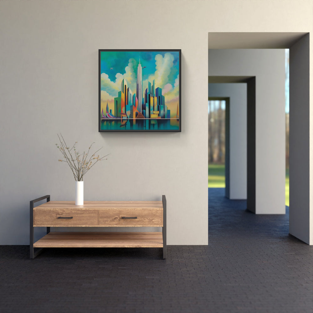 Tranquil Evening Skyline-Canvas-artwall-Artwall