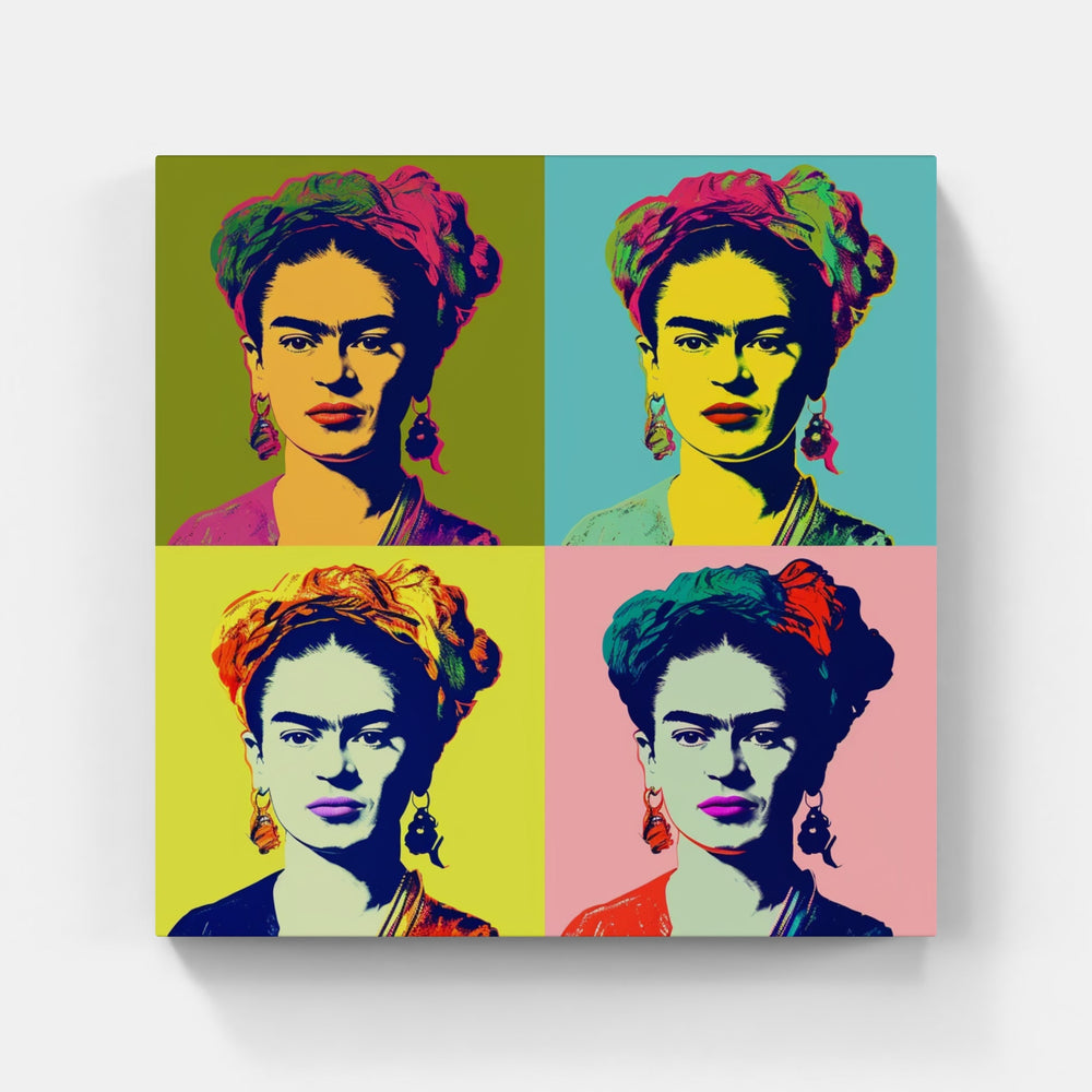 Frida Pop-Canvas-artwall-Artwall