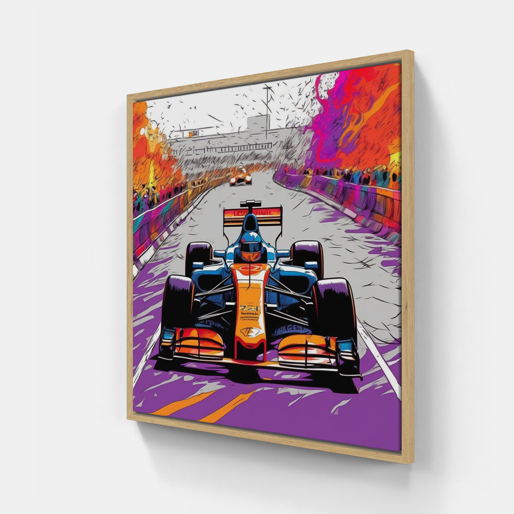 Formula 1 Velocity Unleashed-Canvas-artwall-Artwall