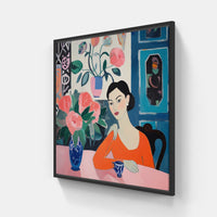 Matisse's Visual Harmonies-Canvas-artwall-20x20 cm-Black-Artwall