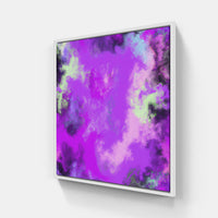 Purple shining bright-Canvas-artwall-20x20 cm-White-Artwall