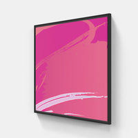 Pink sunset sky-Canvas-artwall-20x20 cm-Black-Fine Paper-Artwall
