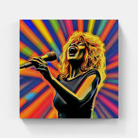 Vibrant Vocalist Harmony-Canvas-artwall-Artwall