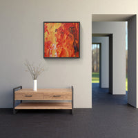 Orange never late-Canvas-artwall-Artwall