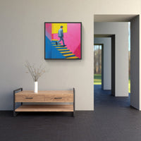 Enigmatic Yellow Symphony-Canvas-artwall-Artwall