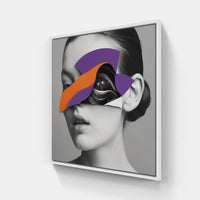 Serene Collage Harmony-Canvas-artwall-20x20 cm-White-Artwall