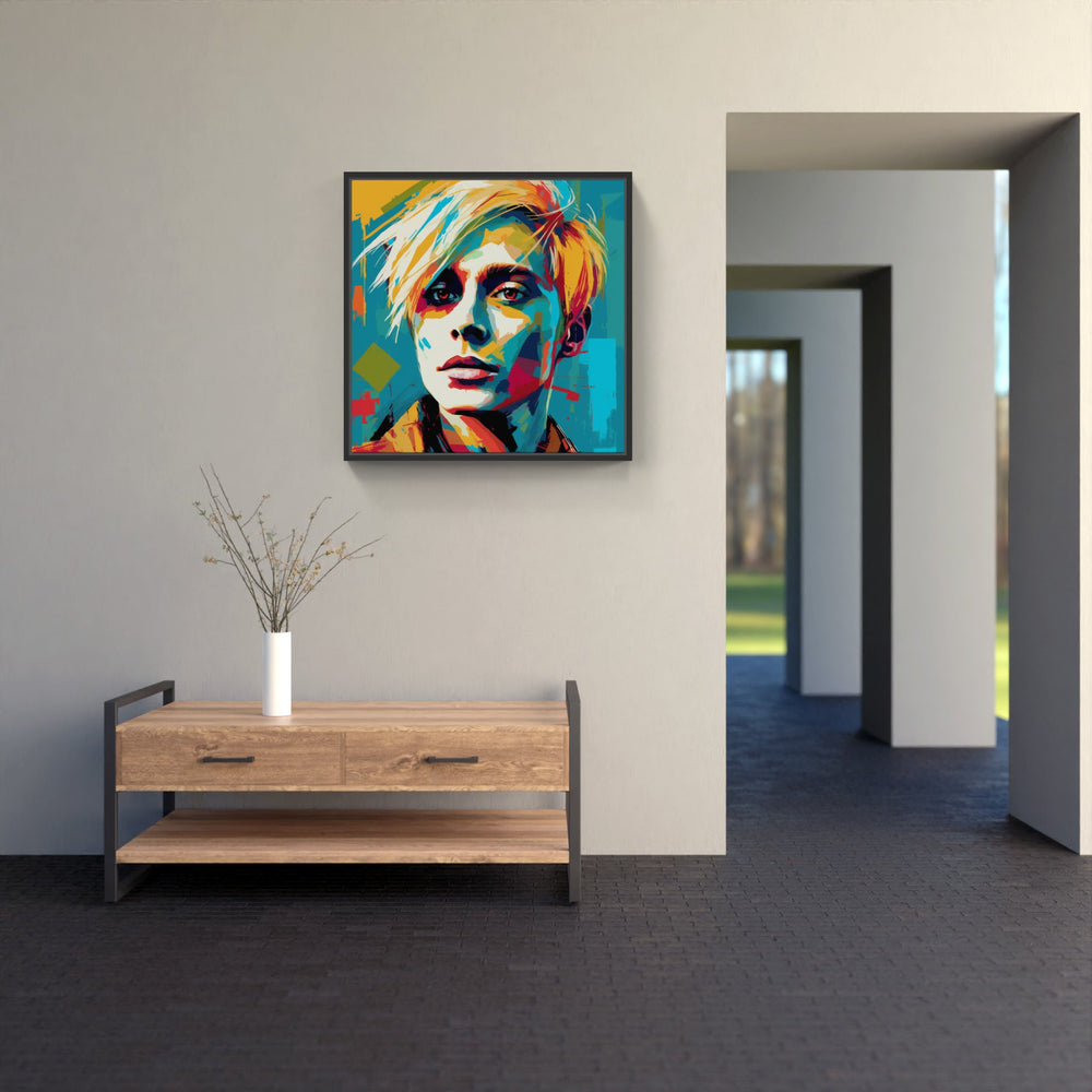 Warhol on time-Canvas-artwall-20x20 cm-Unframe-Artwall