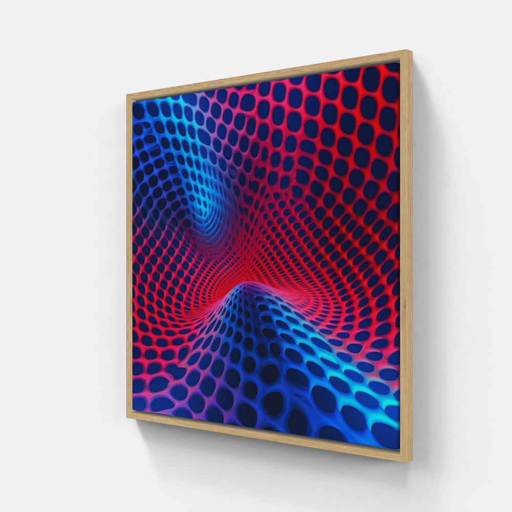 Surreal Optical Impressions-Canvas-artwall-20x20 cm-Wood-Artwall