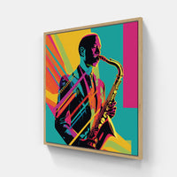 Melodic Saxophone Harmony-Canvas-artwall-Artwall