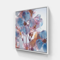 Colorful Island Botanics-Canvas-artwall-40x40 cm-White-Artwall