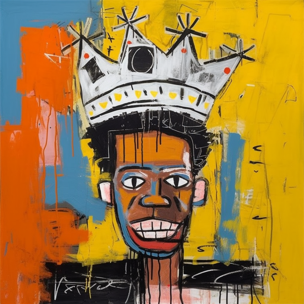 Basquiat's Bold Expressions-Canvas-artwall-Artwall