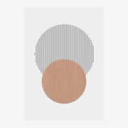 Cercle et arche minimaliste – Art géométrique