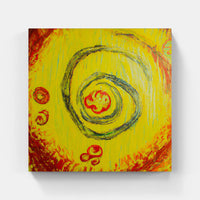 Yellow lovers bright-Canvas-artwall-Artwall