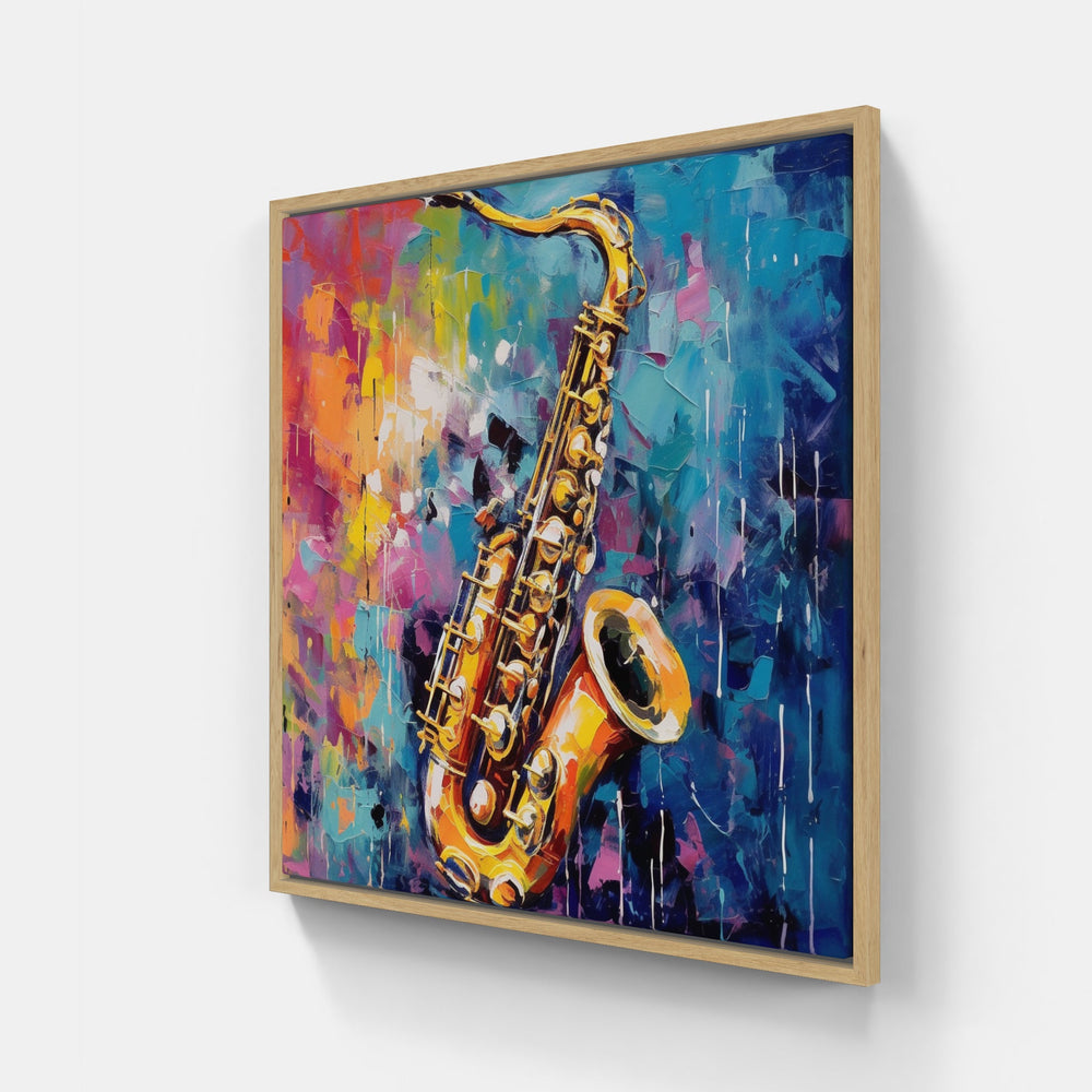 Captivating Saxophone Ensemble-Canvas-artwall-Artwall