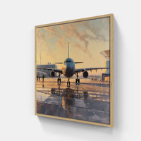 Jetsetter Vibes-Canvas-artwall-20x20 cm-Unframe-Artwall