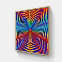 Visual Illusion Symphony-Canvas-artwall-20x20 cm-Wood-Artwall