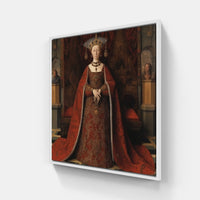 Van Eyck's Timeless Art-Canvas-artwall-20x20 cm-White-Artwall
