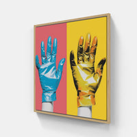 Andy's Colorful Icons-Canvas-artwall-20x20 cm-Wood-Artwall