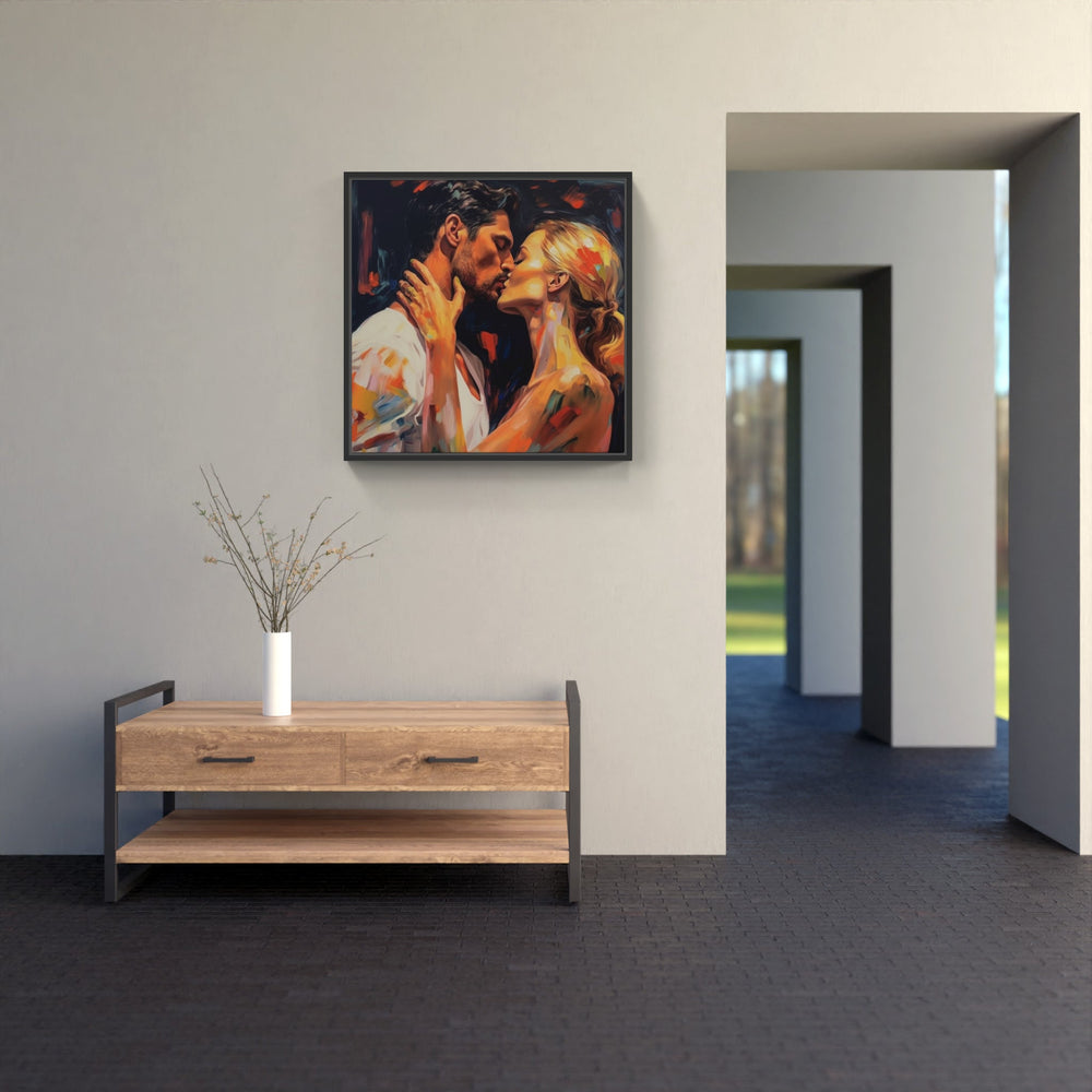 Tender Harmony Devotion-Canvas-artwall-Artwall