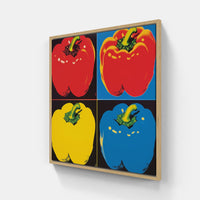 Iconic Andy Warhol Creation-Canvas-artwall-20x20 cm-Wood-Artwall