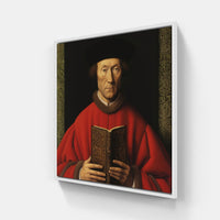 Ethereal Van Eyck Aura-Canvas-artwall-20x20 cm-White-Artwall