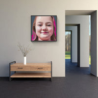 Pink sang joyfully-Canvas-artwall-Artwall