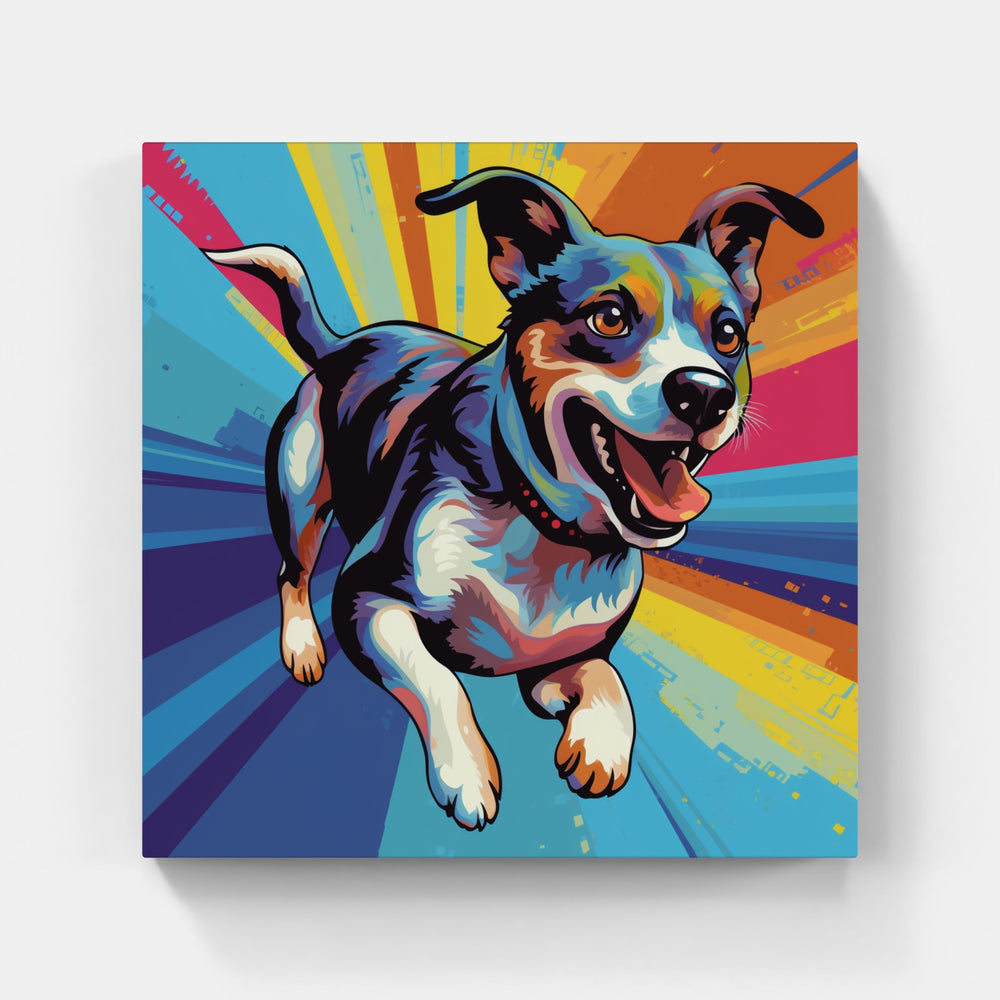 Dog come play-Canvas-artwall-Artwall