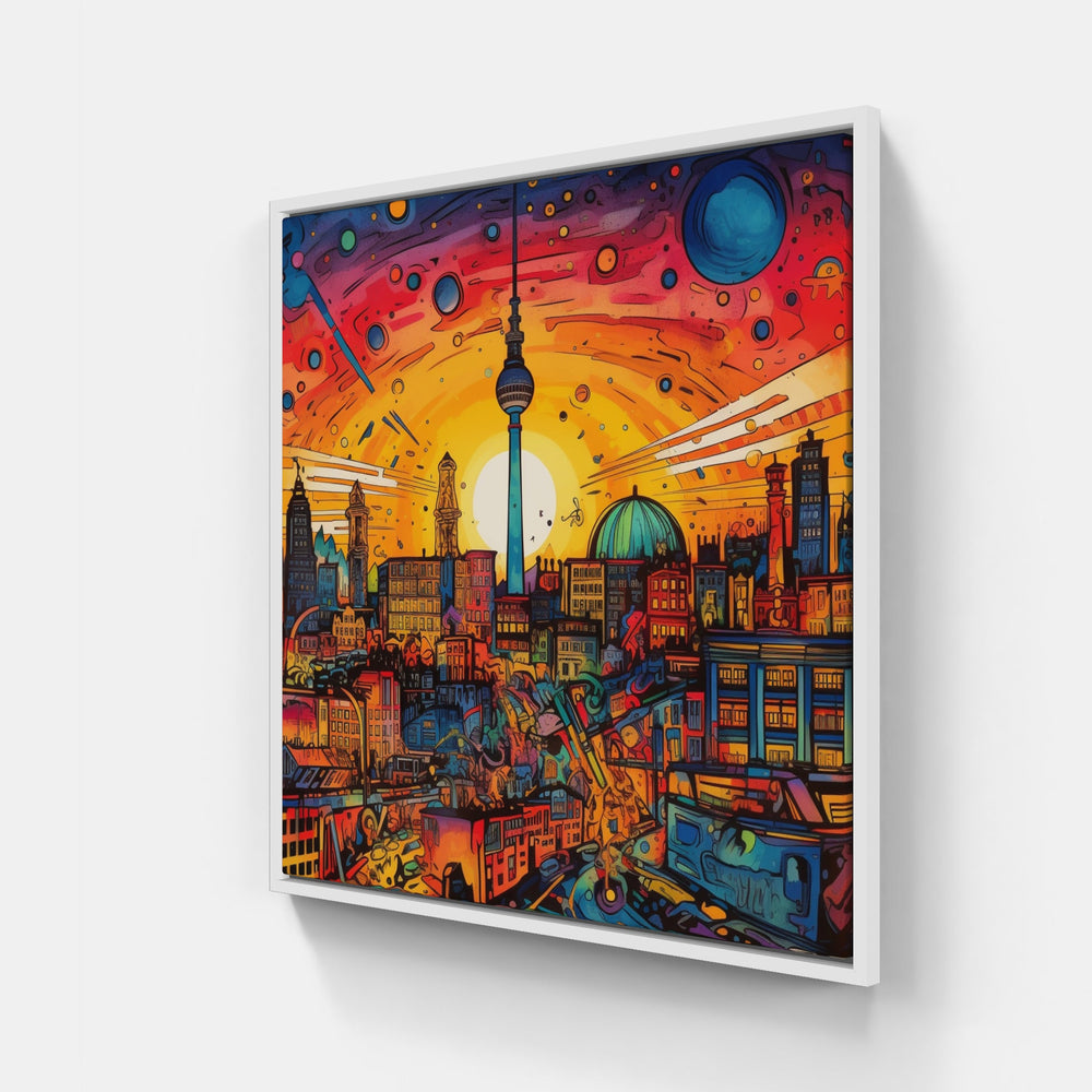 Berlin Urban Exploration Delight-Canvas-artwall-20x20 cm-White-Artwall
